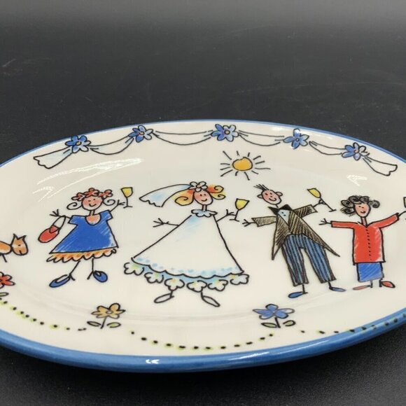 Designed by Brunelli Made in Italy Oval Wedding Party Trinket Dish - Picture 6 of 6